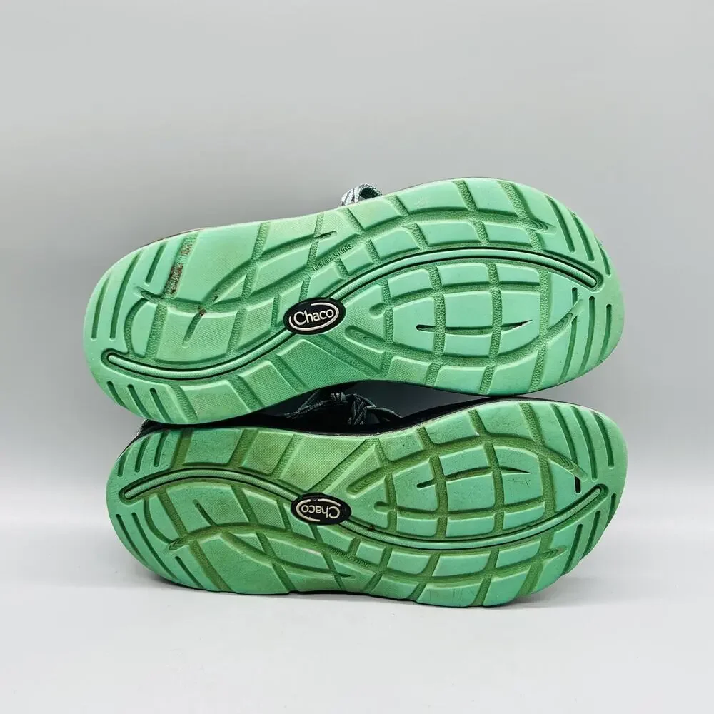 Chaco Sandals Womens 8 Green Synthetic Strappy Adjustable Hiking Outdoor Shoes